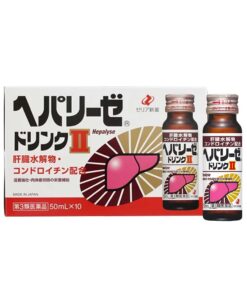 Nước Uống Bổ Gan Giải Độc Hepalyse Drink II Zeria Shinyaku – Hộp 10 Chai x 50ml (Nhật Bản)