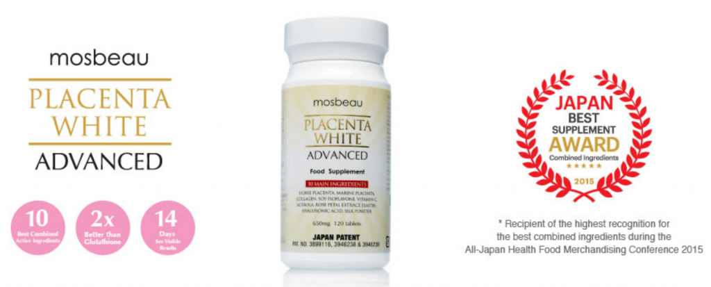Viên uống hỗ trợ nám trắng da Mosbeau Placenta White Advanced Nhật Bản Viên uống hỗ trợ nám trắng da Mosbeau Placenta White Advanced Nhật Bản - Yêu Hàng Ngoại
