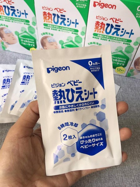 Miếng dán hạ sốt Pigeon Nhật Bản Miếng dán hạ sốt Pigeon Nhật Bản - Yêu Hàng Ngoại