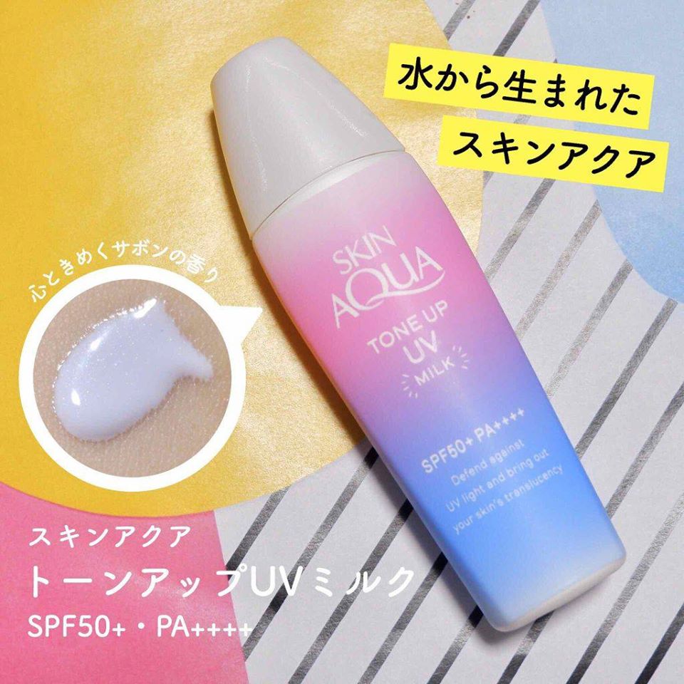 Sữa chống nắng nâng tone Skin Aqua Tone Up UV Milk SPF50+/PA++++ Sữa chống nắng nâng tone Skin Aqua Tone Up UV Milk SPF50+/PA++++ - Yêu Hàng Ngoại