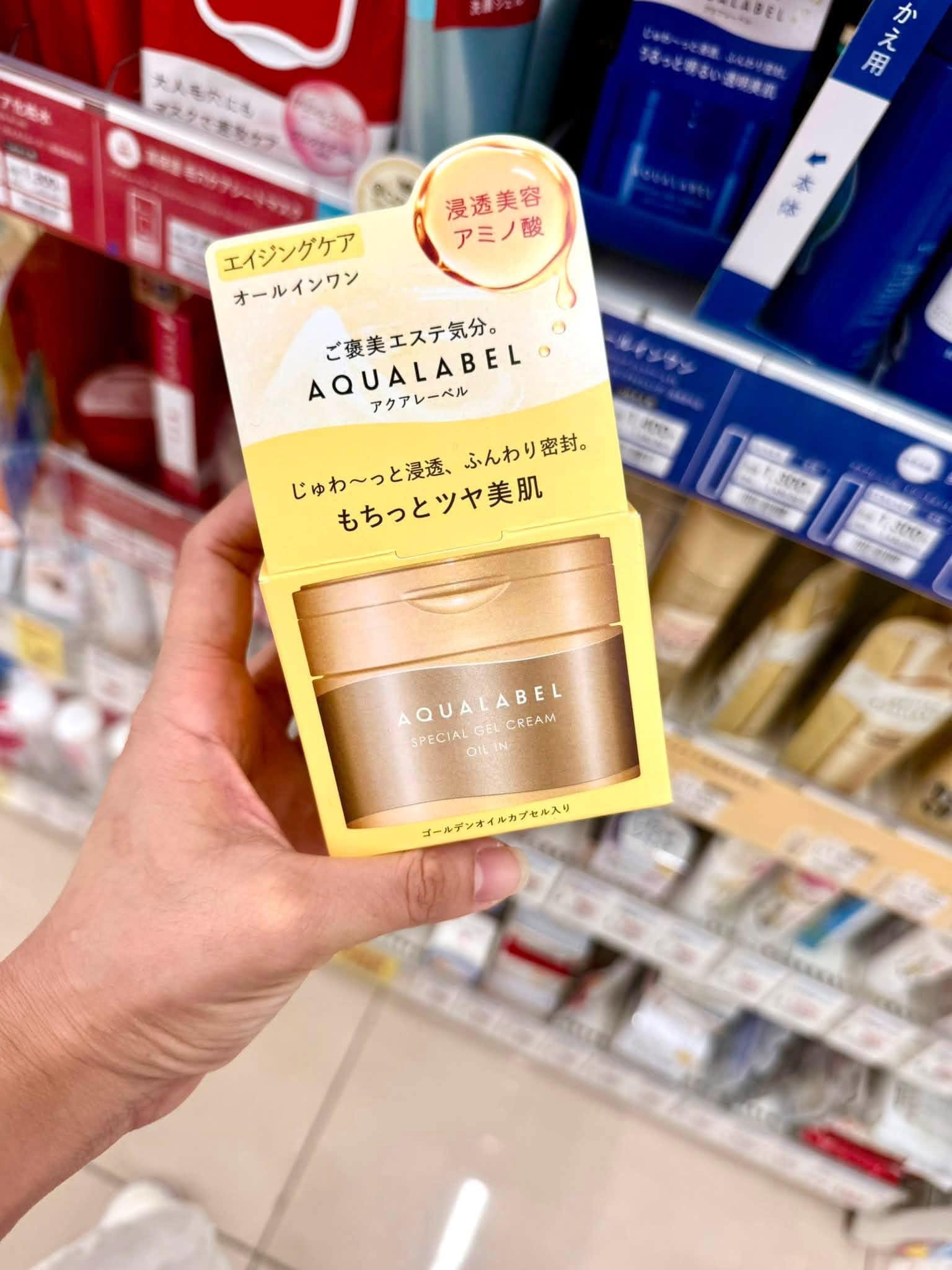 Kem Dưỡng Đa Năng Shiseido Aqualabel Special Gel Cream All-in-One – Hũ 90g (Nhật Bản) Kem Dưỡng Đa Năng Shiseido Aqualabel Special Gel Cream All-in-One – Hũ 90g (Nhật Bản) - Ảnh 7