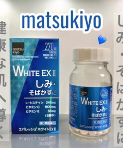 Viên uống hỗ trợ mờ nám Matsukiyo White EX II Nhật Bản 270 viên Viên uống hỗ trợ mờ nám Matsukiyo White EX II Nhật Bản 270 viên - Yêu Hàng Ngoại