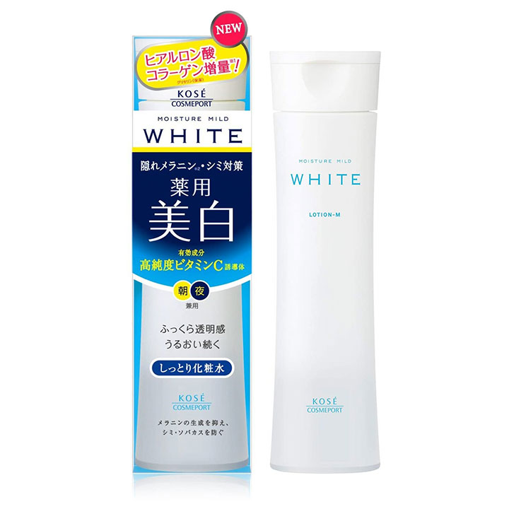 Nước hoa hồng Kose Moisture Mild White Lotion Nước hoa hồng Kose Moisture Mild White Lotion - Yêu Hàng Ngoại