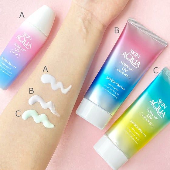 Kem chống nắng Rohto Skin Aqua Tone Up UV Essence SPF 50+/PA++++ Kem chống nắng Rohto Skin Aqua Tone Up UV Essence SPF 50+/PA++++ - Yêu Hàng Ngoại
