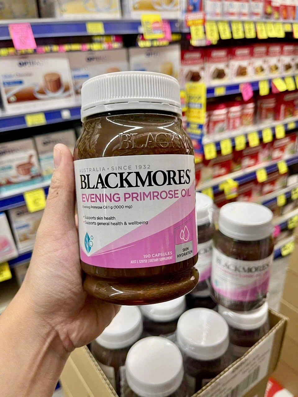 Viên uống Blackmores Evening Primrose Oil – Tinh dầu hoa anh thảo Úc Viên uống Blackmores Evening Primrose Oil – Tinh dầu hoa anh thảo Úc
