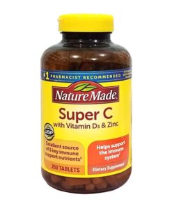 Viên uống Nature Made Super C With Vitamin D3 & Zinc