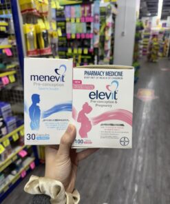 Vitamin bầu Elevit Hồng 100 viên Bayer cho giai đoạn chuẩn bị mang thai