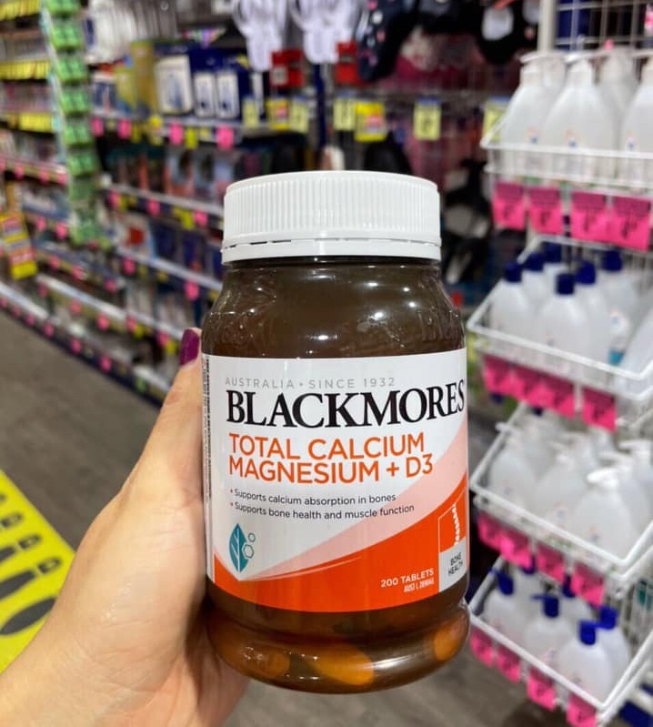 Blackmores Total Calcium Magnesium + D3 200 Viên | Úc Chính Hãng Blackmores Total Calcium Magnesium + D3 200 Viên | Úc Chính Hãng - Yêu Hàng Ngoại