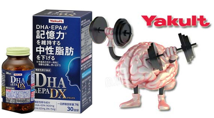 Viên uống bổ não Yakult DHA & EPA DX 900mg Nhật Bản Viên uống bổ não Yakult DHA & EPA DX 900mg Nhật Bản - Yêu Hàng Ngoại