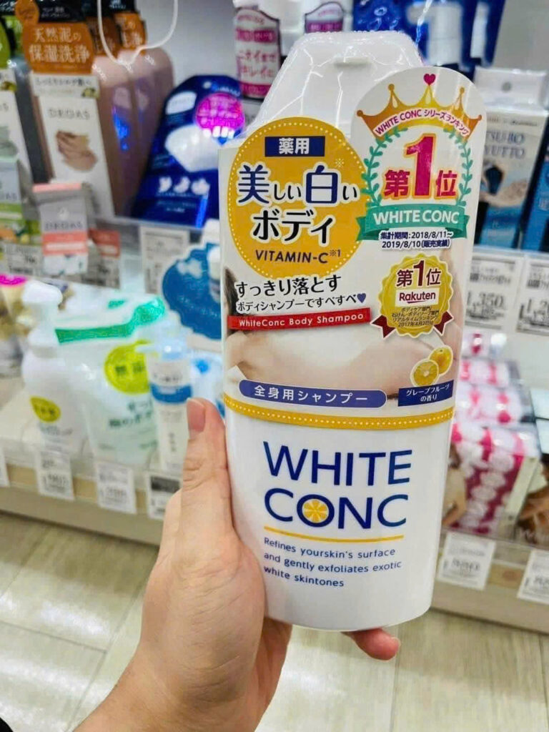 Sữa tắm trắng White Conc Body Vitamin C 360ml Nhật Bản nội địa TOP 1