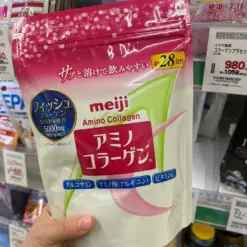 Bột Uống Bổ Sung Collagen Meiji Amino Collagen 5000mg – Túi 217g / 31 Ngày (Nhật Bản)