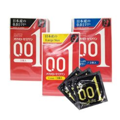 Bao cao su siêu mỏng Okamoto Zero One 0.01mm Nhật Bản