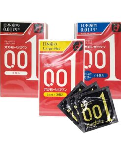 Bao cao su siêu mỏng Okamoto Zero One 0.01mm Nhật Bản