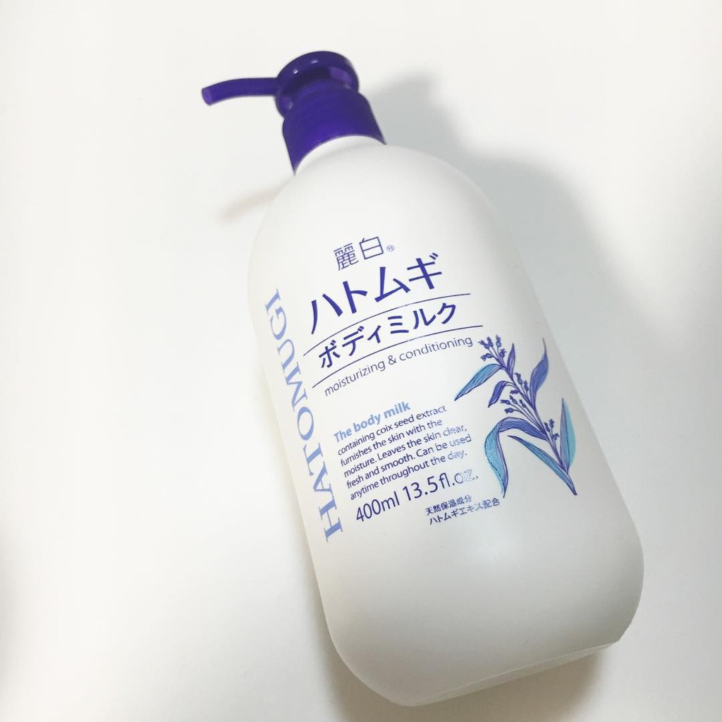 Sữa dưỡng thể Hatomugi Moisturizing & Conditioning The Body Milk 400ml Sữa dưỡng thể Hatomugi Moisturizing & Conditioning The Body Milk 400ml - Yêu Hàng Ngoại