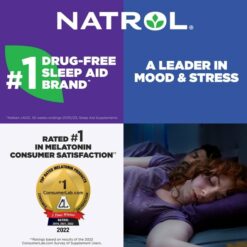 Alternative view of Viên uống giúp ngủ ngon Natrol Melatonin Sleep 5mg