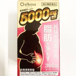Viên uống giảm cân tan mỡ bụng Alkosa 5000mg Nhật Bản