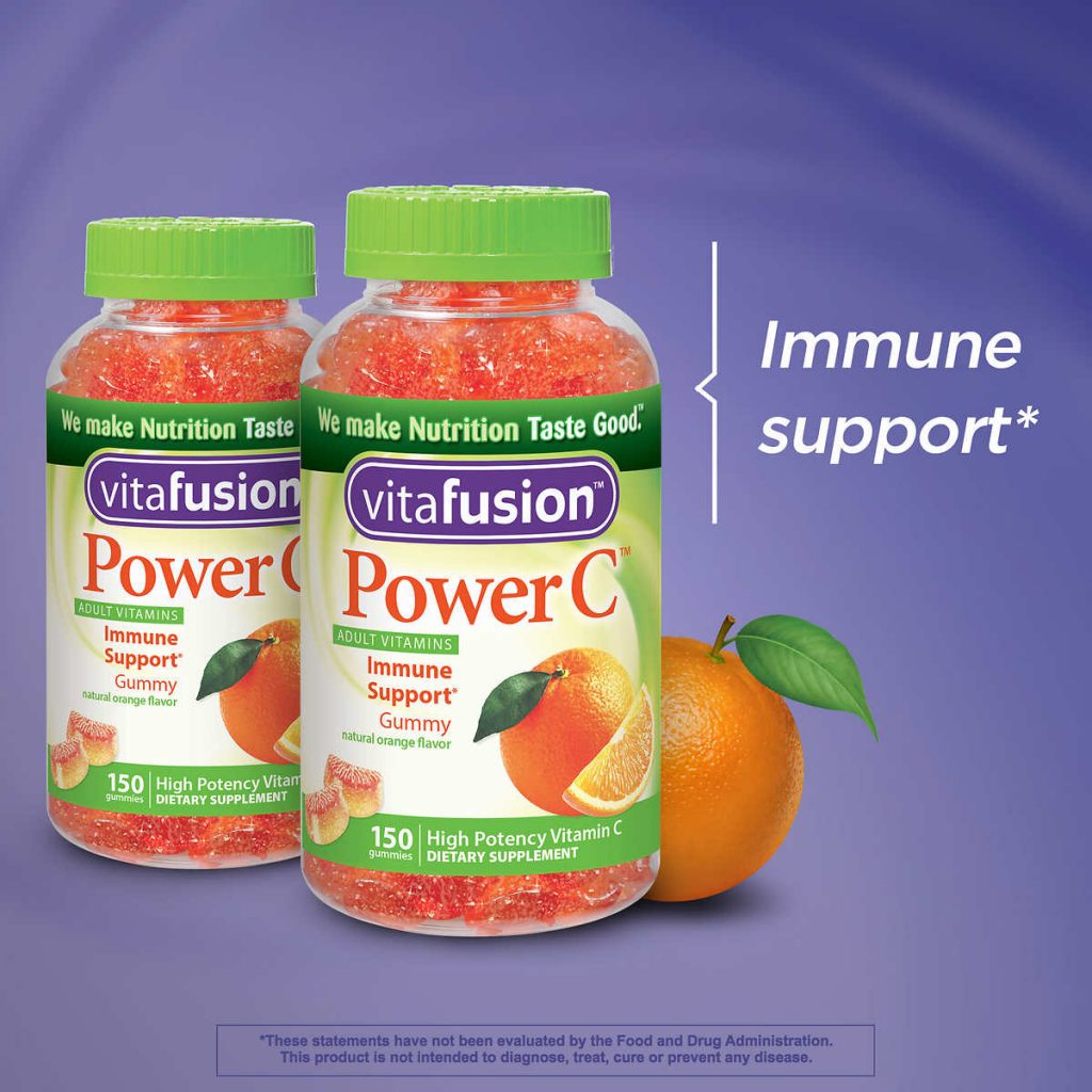Kẹo dẻo bổ sung Vitamin C Vitafusion Power C Gummy Kẹo dẻo bổ sung Vitamin C Vitafusion Power C Gummy - Yêu Hàng Ngoại
