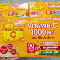 Bột sủi Resistance C Vitamin C 1000mg Plus Electrolytes