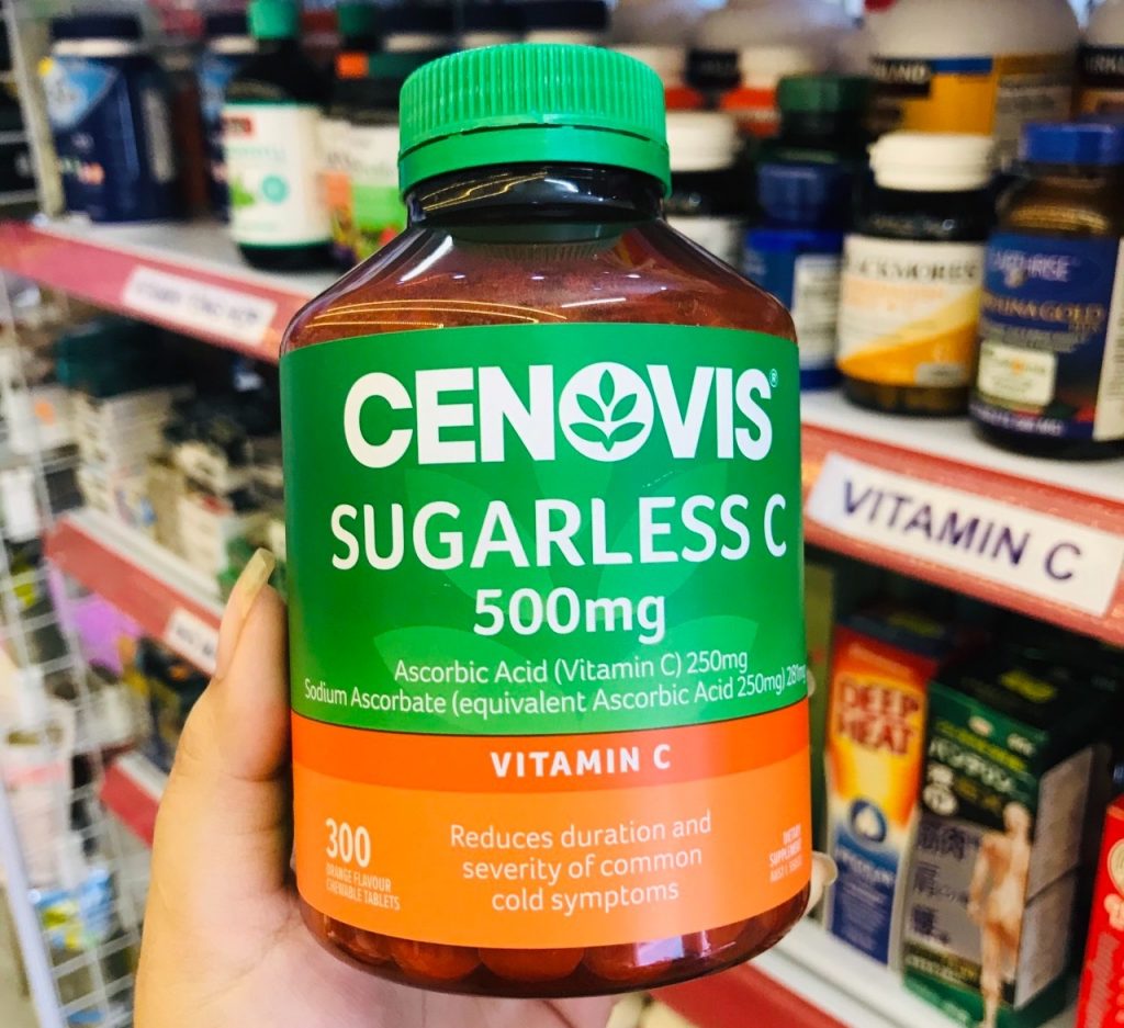 Viên uống bổ sung Vitamin C Cenovis Sugarless C 500mg Viên uống bổ sung Vitamin C Cenovis Sugarless C 500mg - Yêu Hàng Ngoại