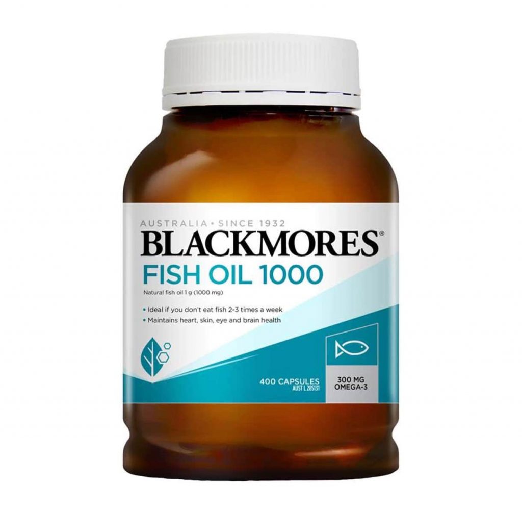 Viên uống dầu cá Omega 3 Blackmores Fish Oil 1000 Viên uống dầu cá Omega 3 Blackmores Fish Oil 1000 - Yêu Hàng Ngoại