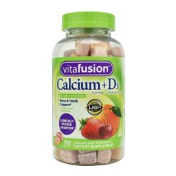 Kẹo dẻo bổ sung Canxi Vitafusion 500mg Calcium + D3 Gummy Vitamins