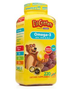 Kẹo gấu L'il Critters Omega-3 EPA, DHA & ALA Gummy Fish