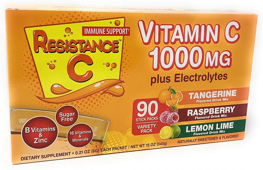 Bột sủi Resistance C Vitamin C 1000mg Plus Electrolytes Bột sủi Resistance C Vitamin C 1000mg Plus Electrolytes - Yêu Hàng Ngoại