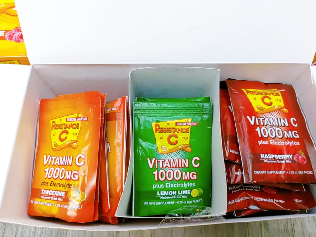 Bột sủi Resistance C Vitamin C 1000mg Plus Electrolytes Bột sủi Resistance C Vitamin C 1000mg Plus Electrolytes - Yêu Hàng Ngoại