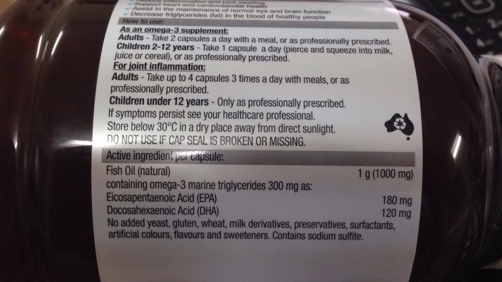 Viên uống dầu cá Omega 3 Blackmores Fish Oil 1000 Viên uống dầu cá Omega 3 Blackmores Fish Oil 1000 - Yêu Hàng Ngoại