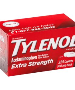 Viên giảm đau hạ sốt Tylenol Acetaminophen Pain Reliever 500mg