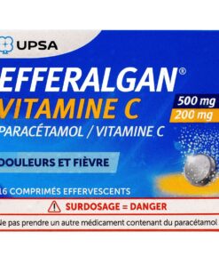 Viên uống sủi giảm đau hạ sốt Efferalgan Paracétamol Vitamin C