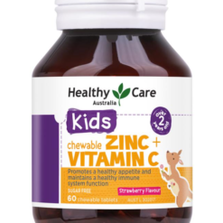 Viên uống bổ sung kẽm Healthy Care Kids Zinc + Vitamin C