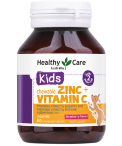 Viên uống bổ sung kẽm Healthy Care Kids Zinc + Vitamin C