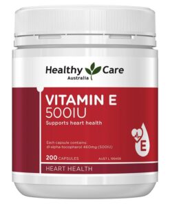Viên uống bổ sung Vitamin E Healthy Care 500IU