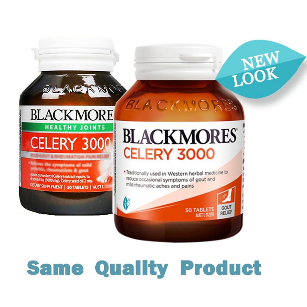 Viên uống hỗ trợ Gout Blackmores Celery 3000 Viên uống hỗ trợ Gout Blackmores Celery 3000 - Yêu Hàng Ngoại