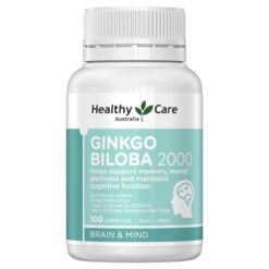 Viên uống tuần hoàn bổ não Ginkgo Healthy Care Biloba 2000
