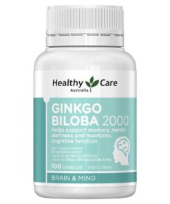 Viên uống tuần hoàn bổ não Ginkgo Healthy Care Biloba 2000