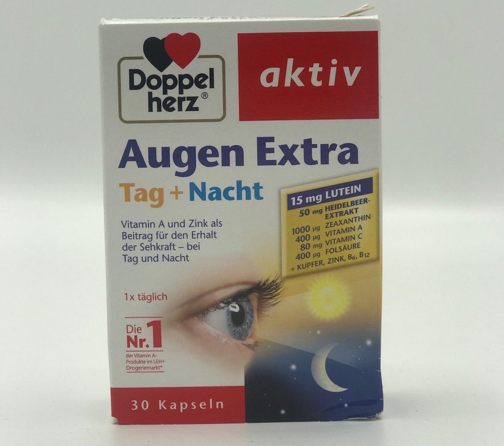 Viên uống bổ mắt Doppelherz Augen Extra Tag + Nacht Viên uống bổ mắt Doppelherz Augen Extra Tag + Nacht - Yêu Hàng Ngoại