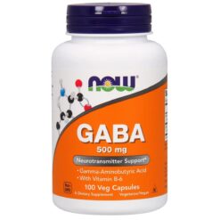 Viên uống bổ não giảm stress Now GABA 500 mg