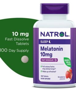 Viên uống cải thiện giấc ngủ Natrol Melatonin Sleep 10mg