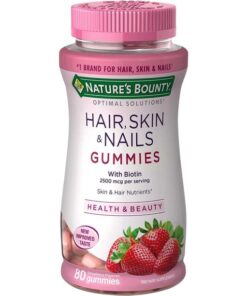 Kẹo dẻo đẹp da tóc và móng Nature’s Bounty Hair Skin & Nails Gummies Kẹo dẻo đẹp da tóc và móng Nature’s Bounty Hair Skin & Nails Gummies - Yêu Hàng Ngoại
