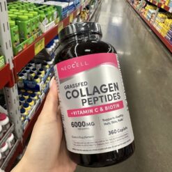 NeoCell Grassfed Collagen Peptides + Vitamin C & Biotin 6000mg 360 viên