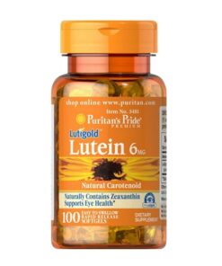 Viên uống bổ mắt Puritan's Pride Lutigold Lutein 6mg Natural Carotenoid