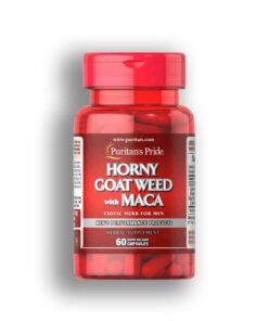 Viên uống tăng cường sinh lý Puritan's Pride Horny Goat Weed With Maca