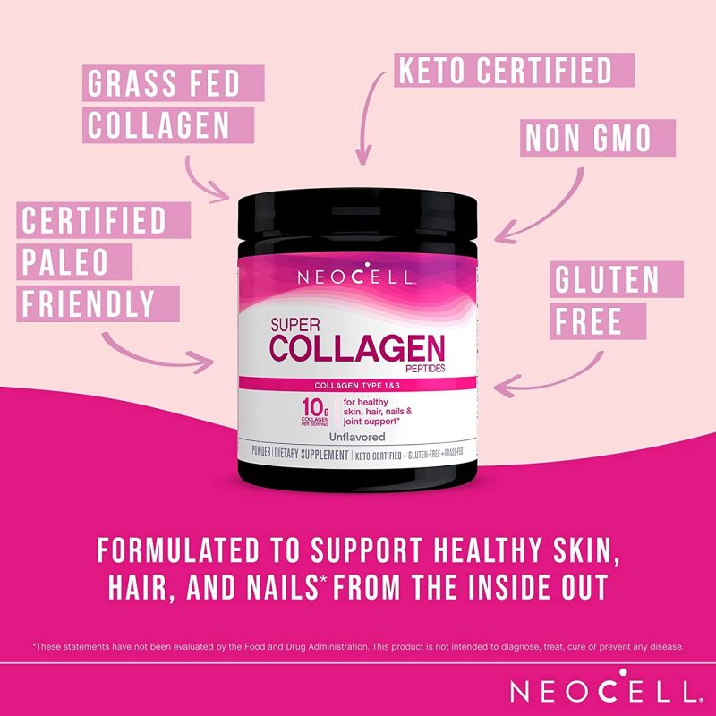 Bột Super Collagen Neocell Peptides Type 1&3 6,600mg Bột Super Collagen Neocell Peptides Type 1&3 6,600mg - Yêu Hàng Ngoại