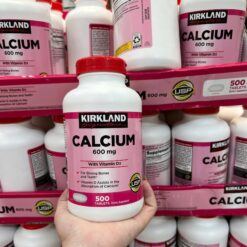 Viên uống bổ sung Canxi Kirkland Signature Calcium 600mg + D3 (Mỹ)