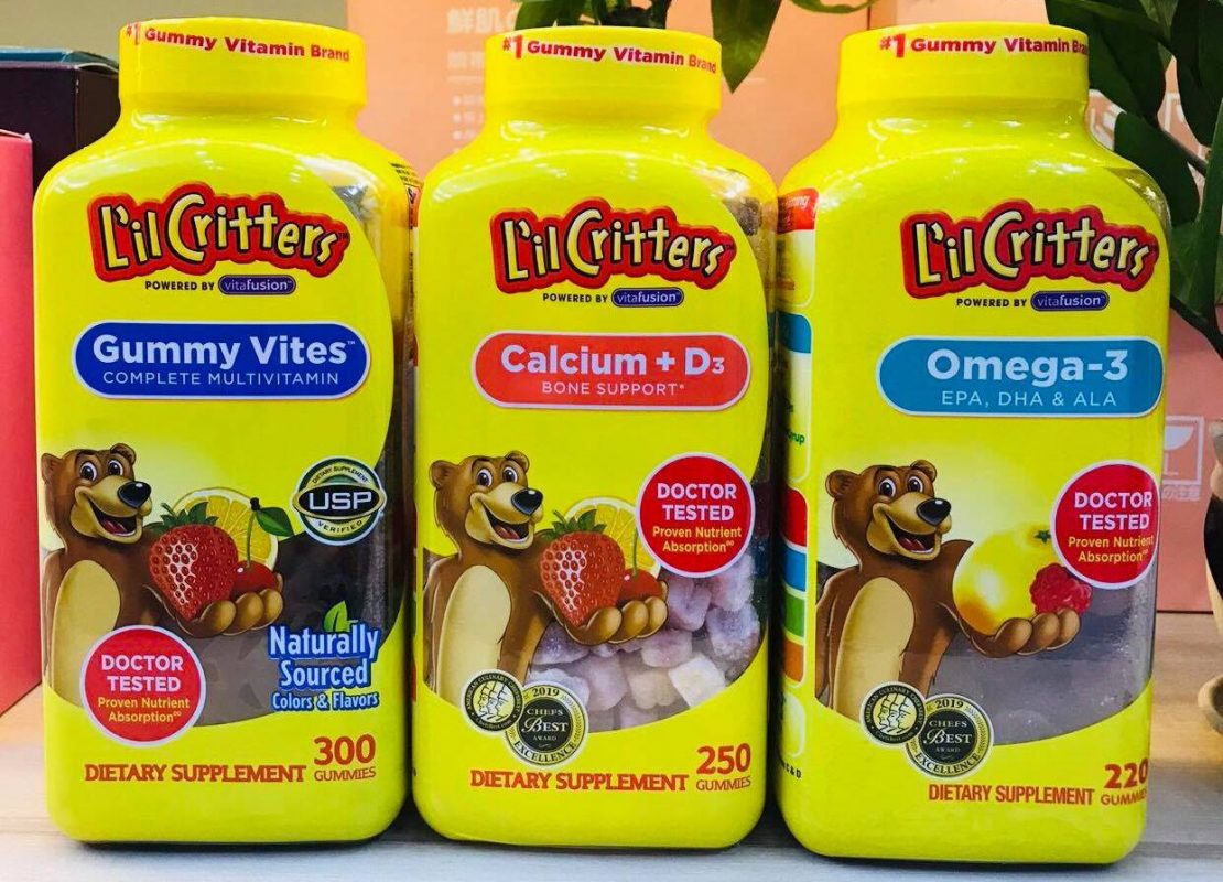 Kẹo dẻo bổ sung Canxi L’il Critters Calcium + Vitamin D3 Kẹo dẻo bổ sung Canxi L’il Critters Calcium + Vitamin D3 - Yêu Hàng Ngoại