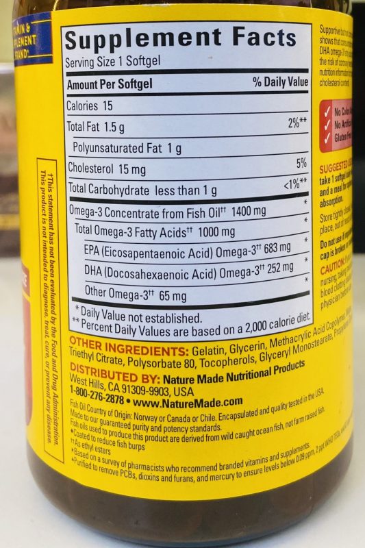 Dầu cá Nature Made Fish Oil 1400mg 1000mg Omega-3 BURP - LESS Dầu cá Nature Made Fish Oil 1400mg 1000mg Omega-3 BURP - LESS - Yêu Hàng Ngoại