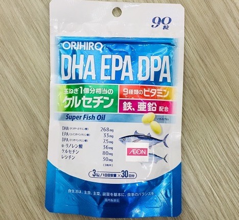 Viên uống DHA EPA DPA Orihiro Super Fish Oil Nhật Bản Viên uống DHA EPA DPA Orihiro Super Fish Oil Nhật Bản - Yêu Hàng Ngoại