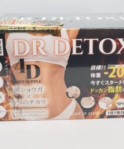 Viên uống giảm cân thải độc Dr Detoxi 4D Nhật Bản
